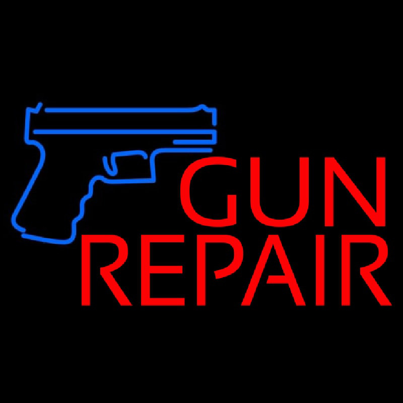 Gun Repair Neonreclame