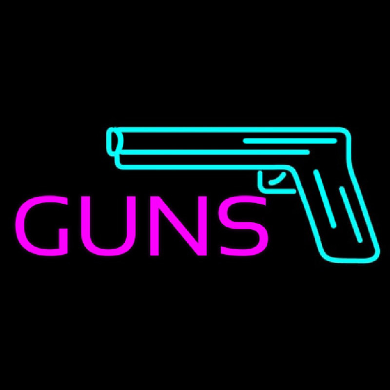 Guns Logo Neonreclame