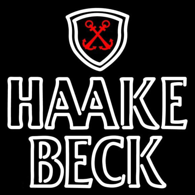 Haake Becks Logo Beer Sign Neonreclame