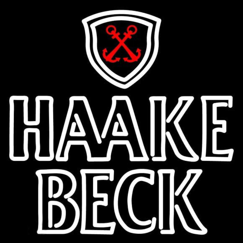 Haake Becks Logo Beer Sign Neonreclame
