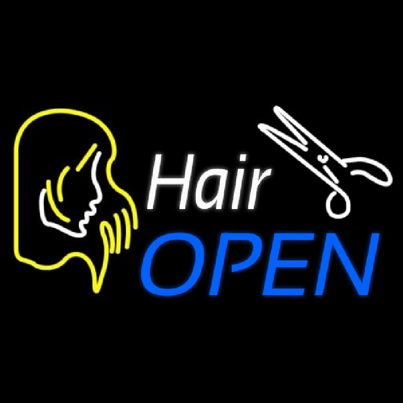 Hair Open  Neonreclame