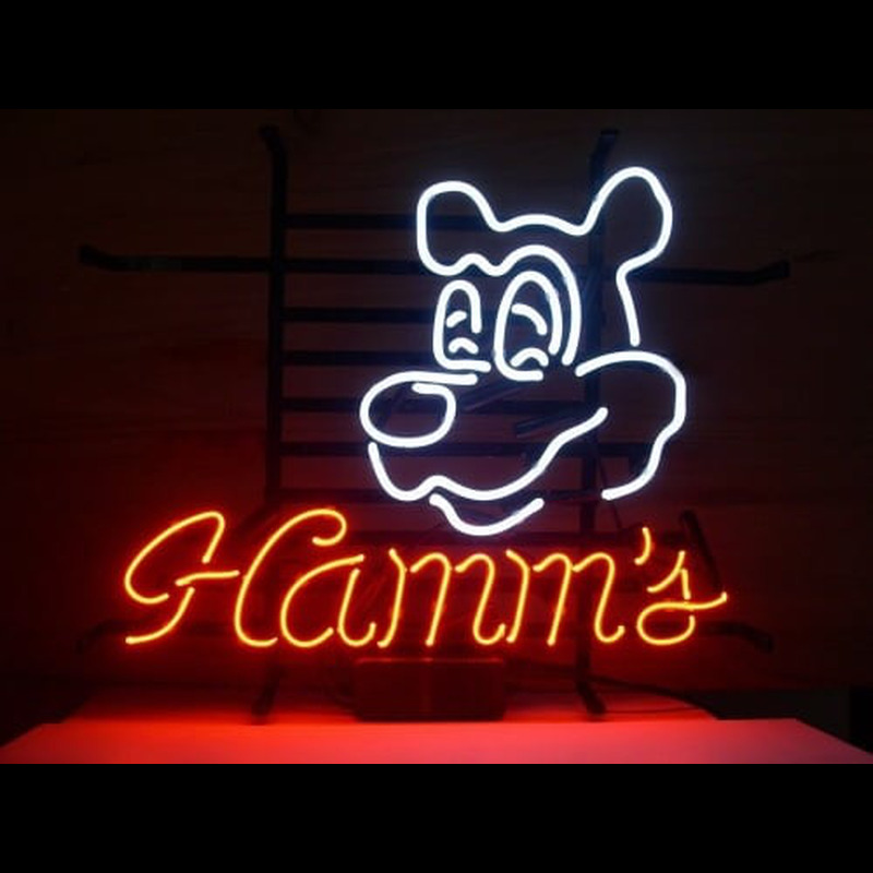 Hamms Dog Neonreclame