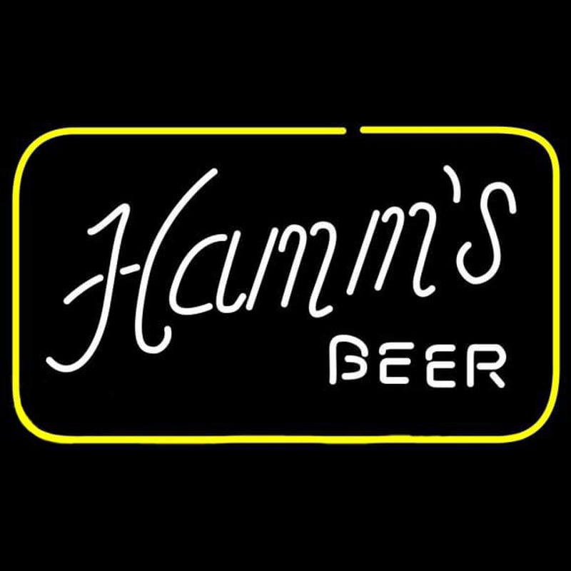 Hamms Square Beer Sign Neonreclame