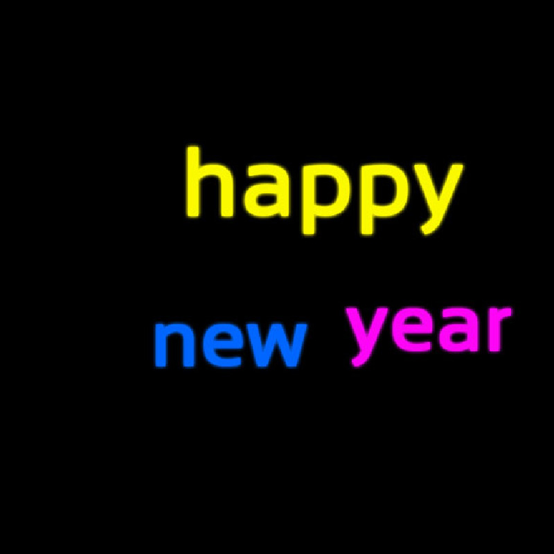 Happy New Year 1 Neonreclame