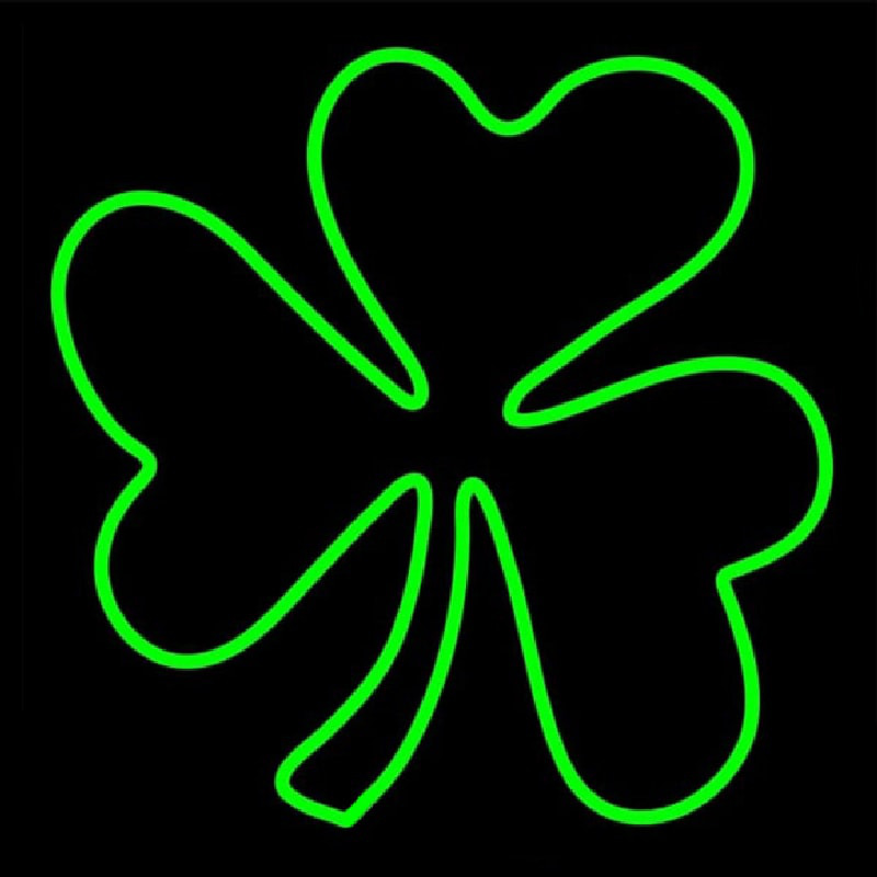 Happy St Patricks Day Shamrock Neonreclame