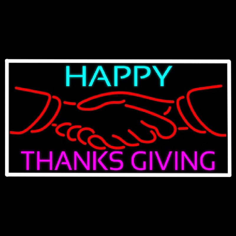 Happy Thanksgiving 1 Neonreclame