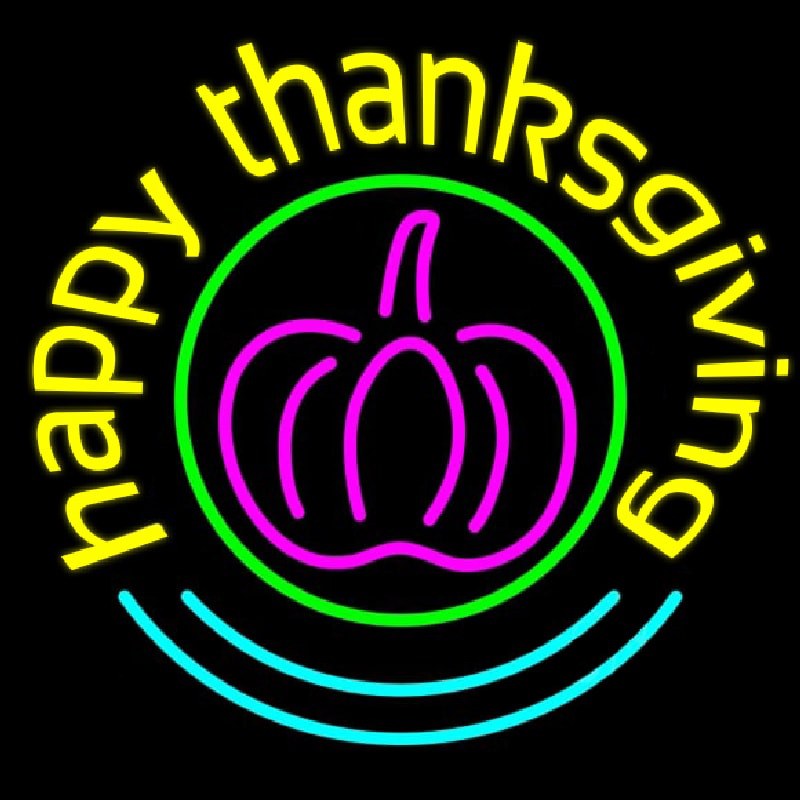 Happy Thanksgiving 2 Neonreclame