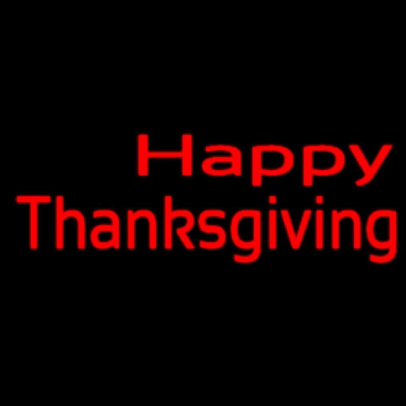 Happy Thanksgiving 2 Neonreclame