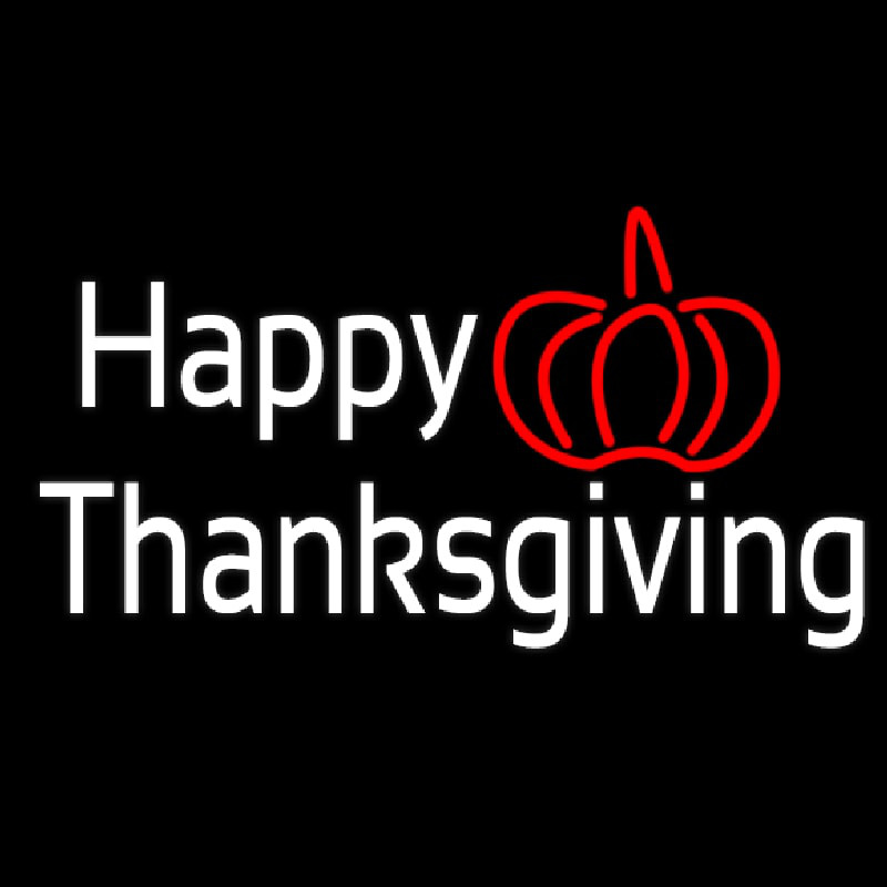 Happy Thanksgiving Neonreclame