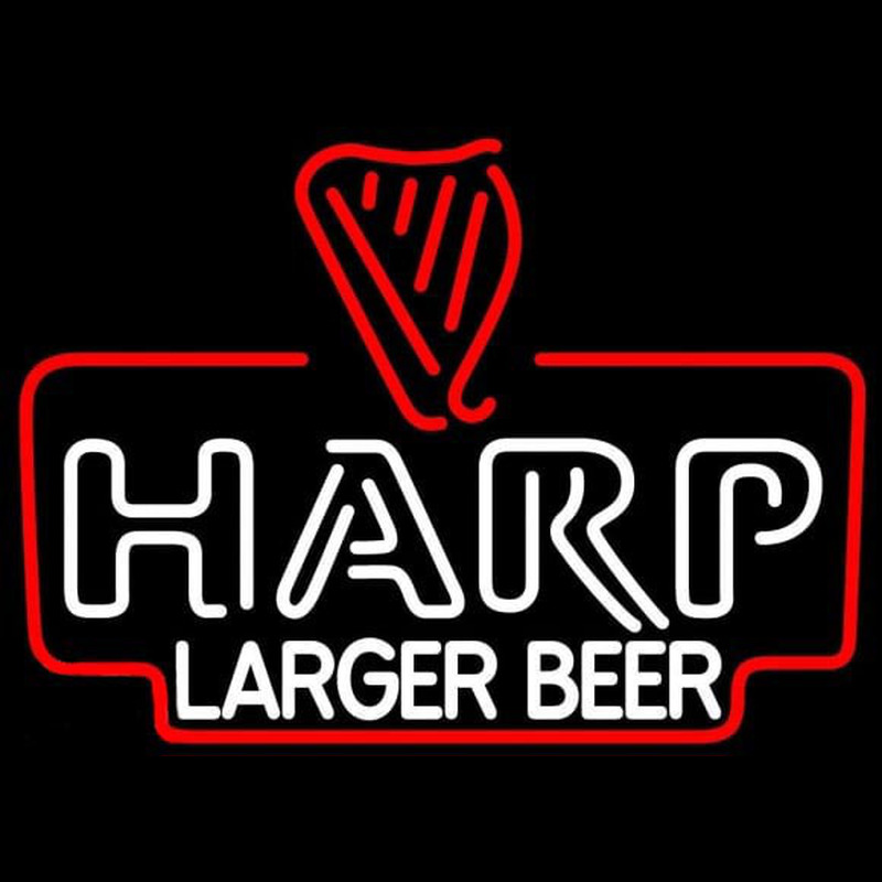 Harp Lager Neonreclame