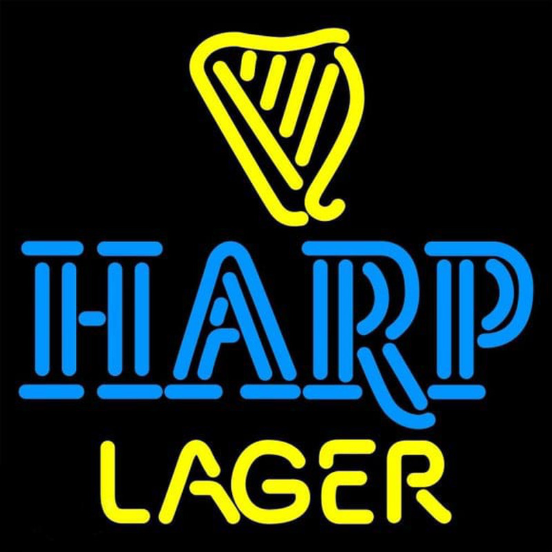 Harp Lager Neonreclame