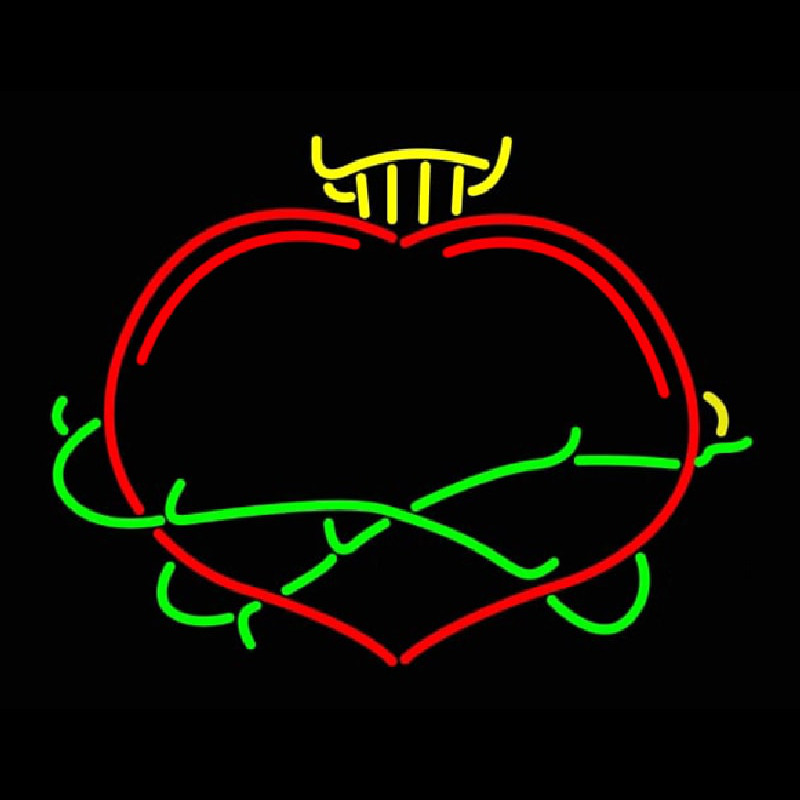 Heart Flaming Neonreclame