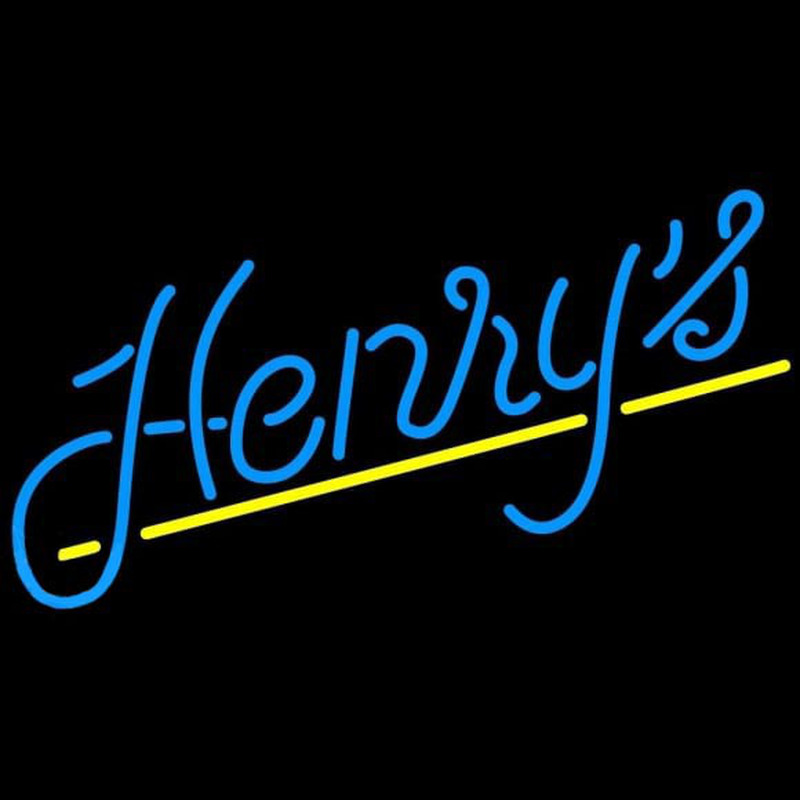 Henrys Dark Beer Sign Neonreclame