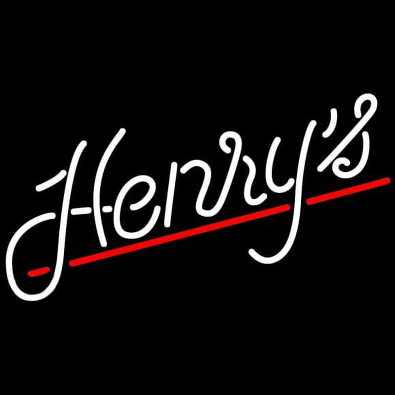 Henrys Logo Beer Sign Neonreclame