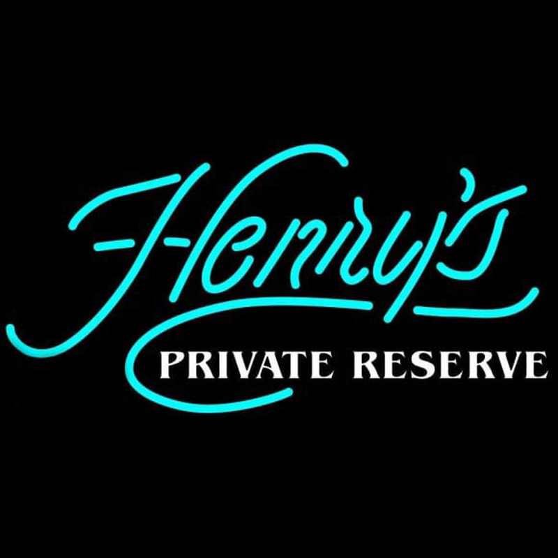 Henrys Private Reserve Beer Sign Neonreclame