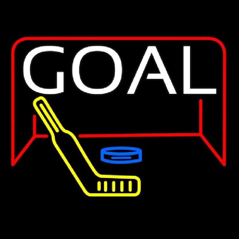 Hockey Goal Neonreclame