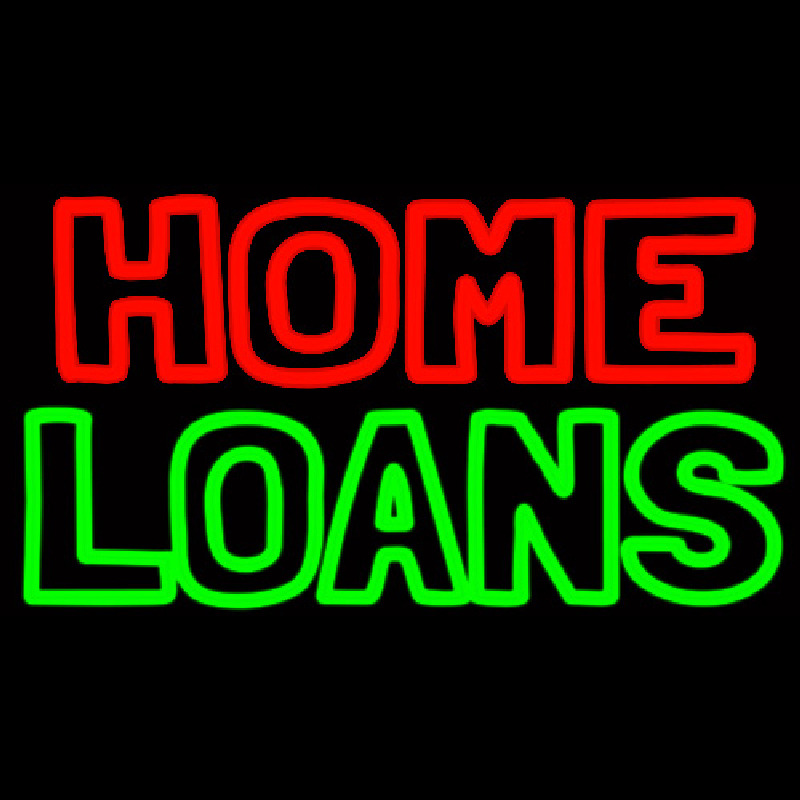 Home Loans Neonreclame