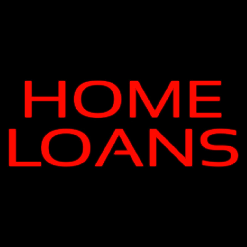 Home Loans Neonreclame