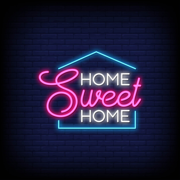 Home Sweet Home Neonreclame