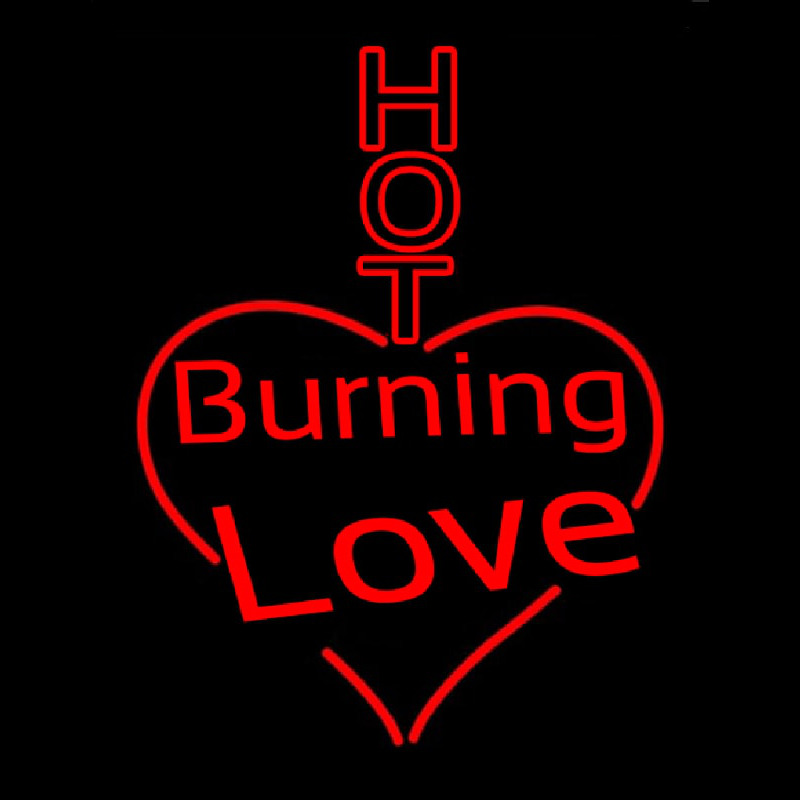 Hot Burning Neonreclame