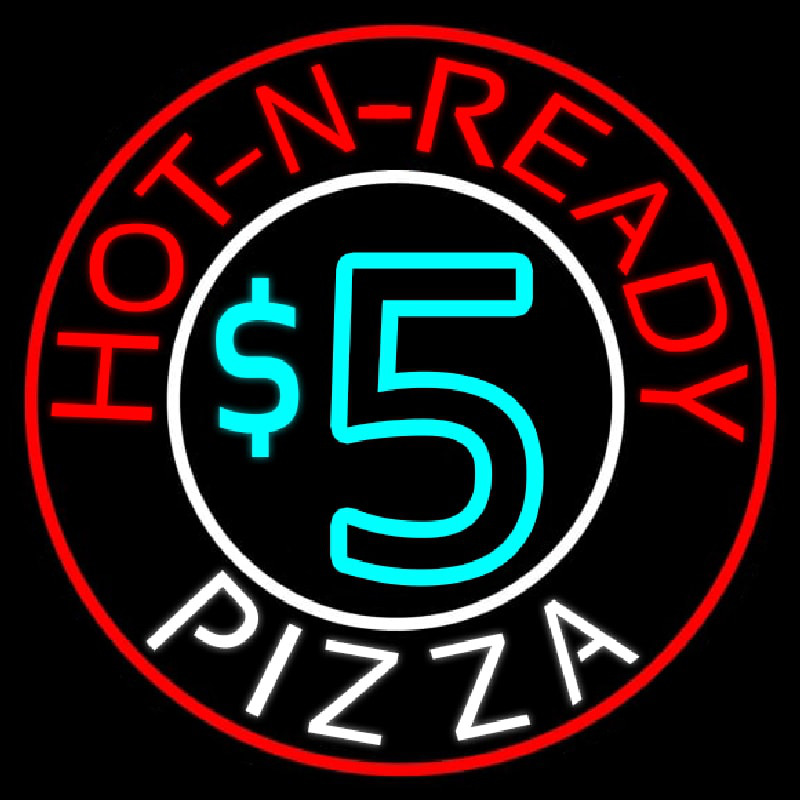 Hot N Ready Pizza Neonreclame