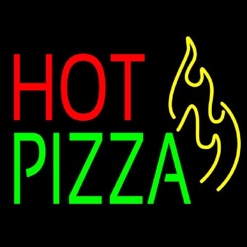 Hot Pizza With Icon Neonreclame