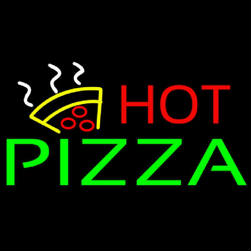 Hot Pizza With Logo Neonreclame