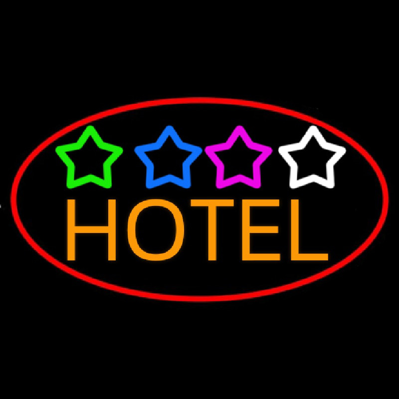 Hotel With Stars Neonreclame