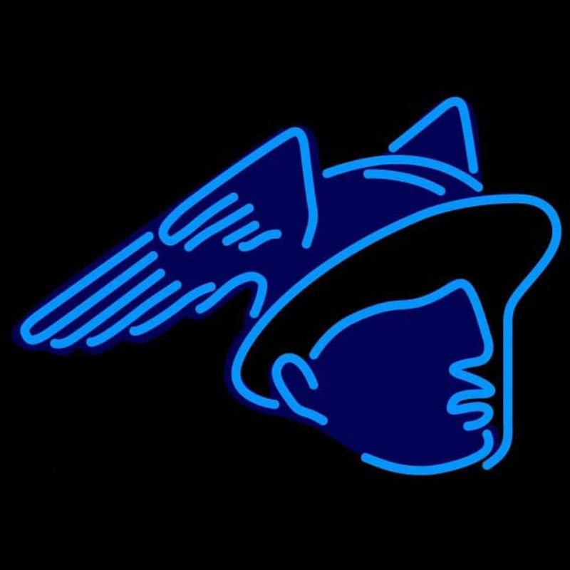 Houston Continental Club Blue Mercury Metal Neonreclame