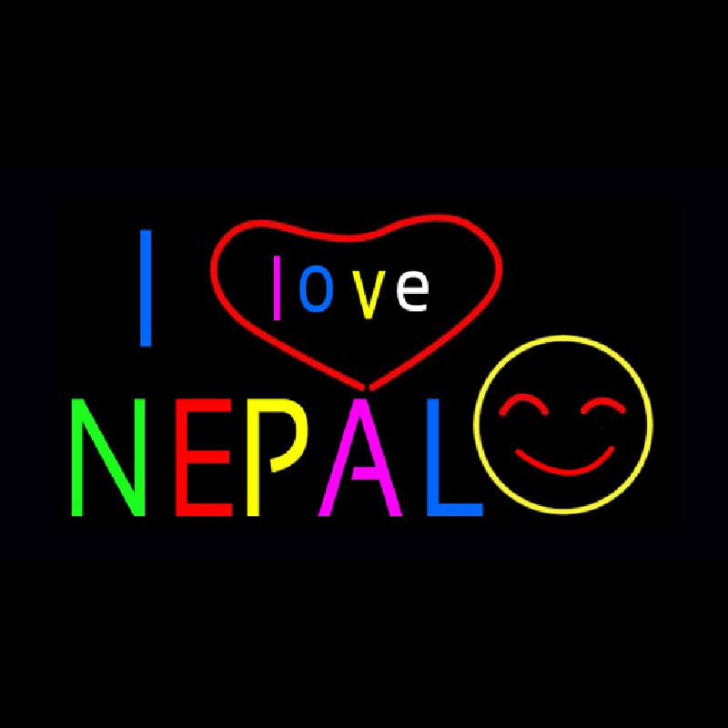 I Love Nepal Neonreclame