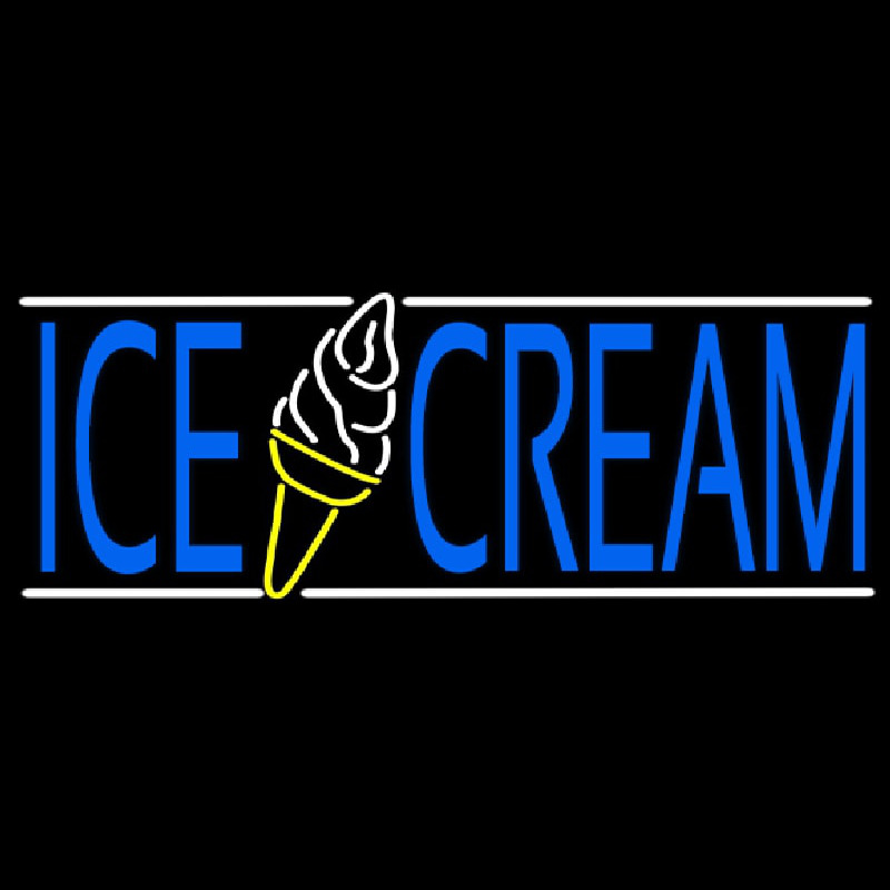 Ice Cream Cone In Between Neonreclame