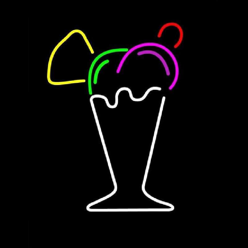 Ice Cream Glass Neonreclame