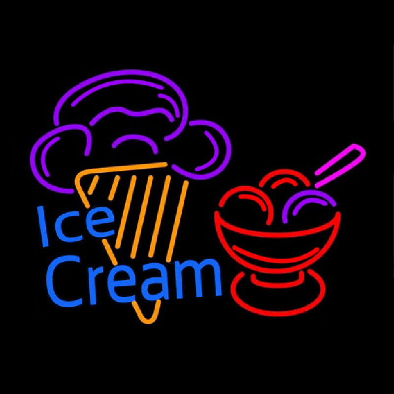 Ice Cream Logo Neonreclame