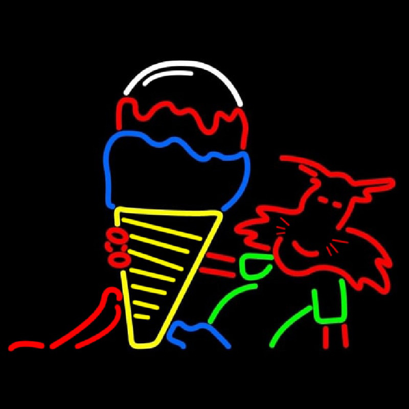 Ice Cream Logo Neonreclame