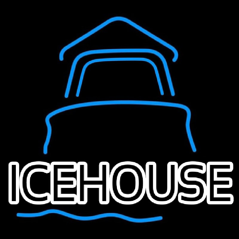 Ice House Day Light House Beer Sign Neonreclame