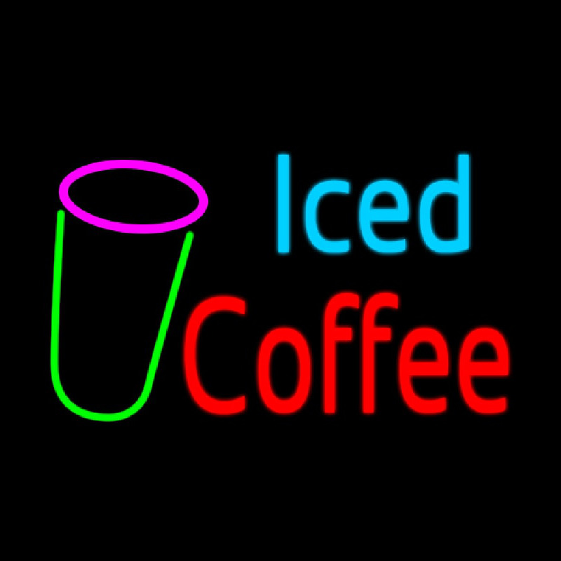 Iced Coffee Neonreclame