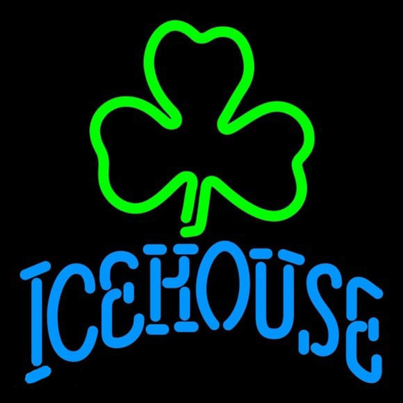 Icehouse Green Clover Beer Sign Neonreclame