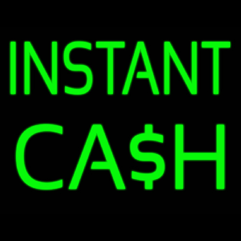 Instant Cash Neonreclame