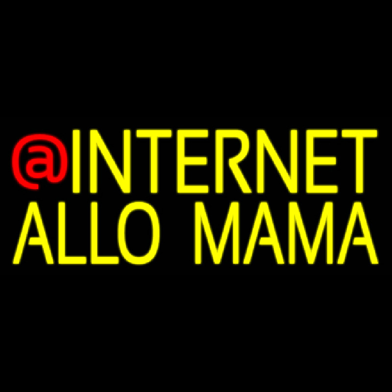 Internet Allo Mama Neonreclame
