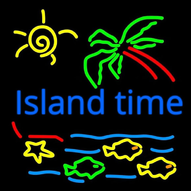 Island Time Neonreclame