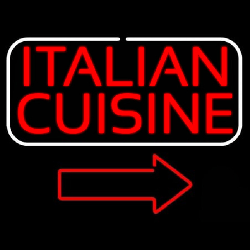 Italian Cuisine Neonreclame