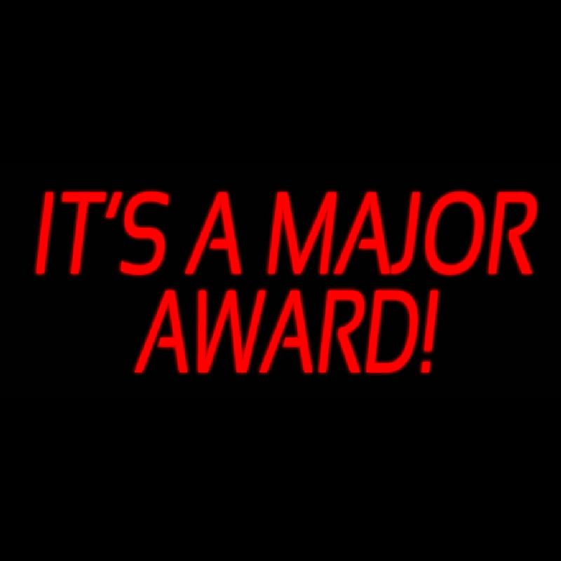 Its A Major Award Neonreclame