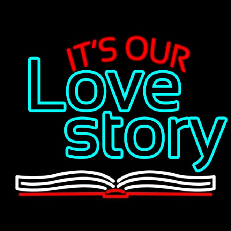 Its Love Story Neonreclame