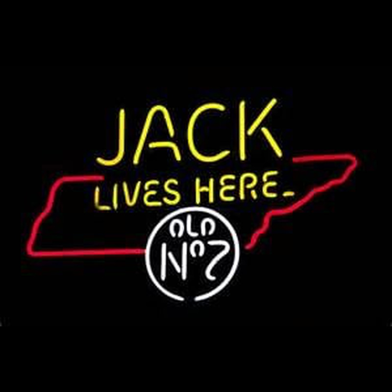 Jack Daniels Jack Lives Here Tennessee Whiskey Neonreclame