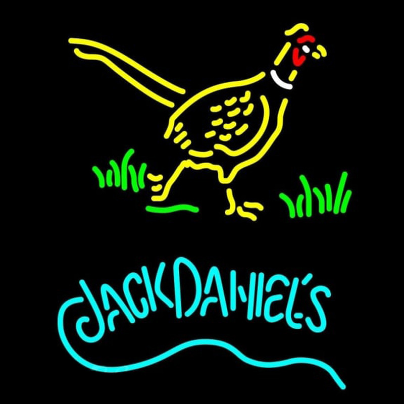 Jack Daniels and Pheasant Logo Neonreclame