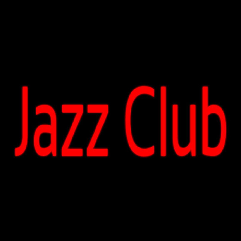 Jazz Club In Red Neonreclame