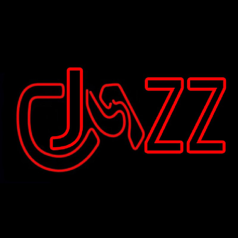 Jazz Red Colored Neonreclame