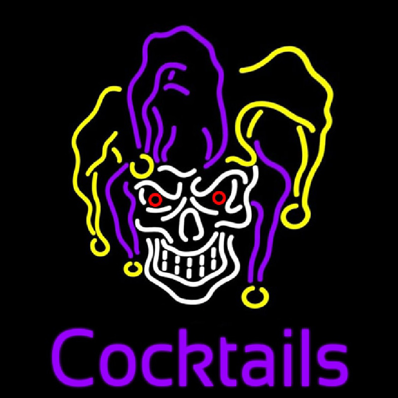 Jester Cocktails Neonreclame