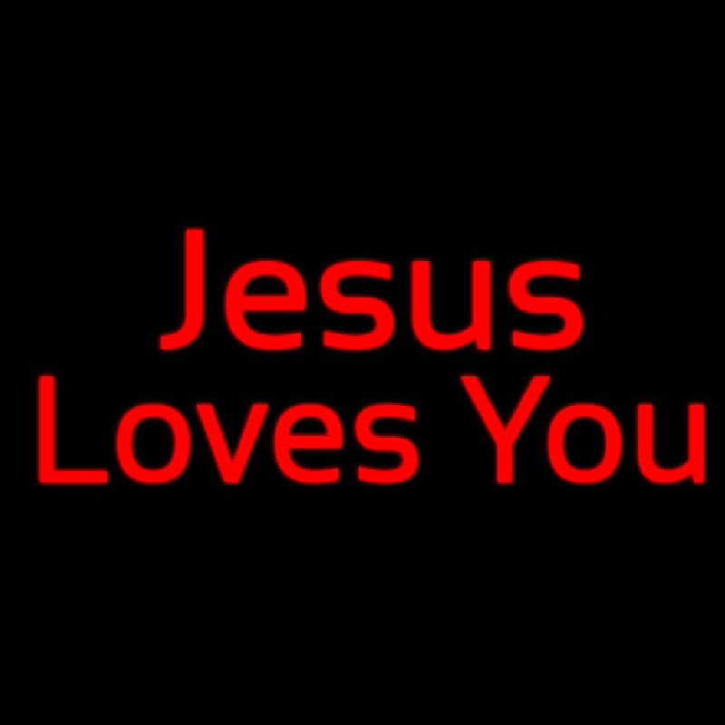 Jesus Loves You Neonreclame