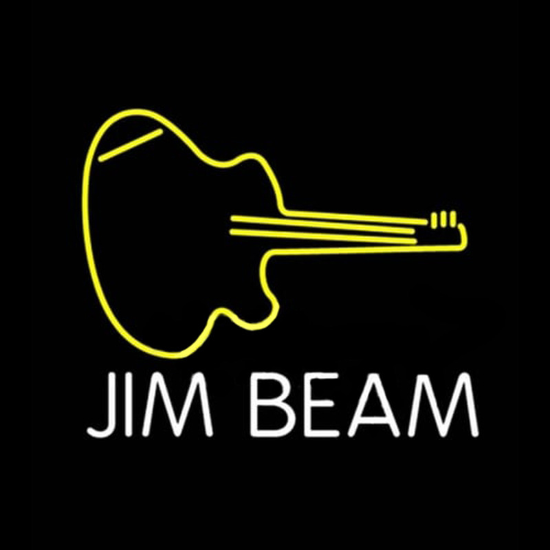 Jim Beam Guitar Neonreclame